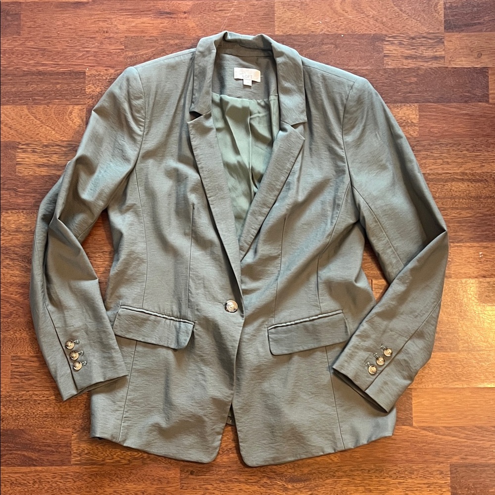 LOFT Sage Green Blazer